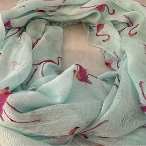 🦩Infinity Scarve with Flamingos